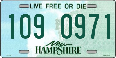 NH license plate 1090971