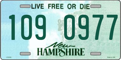 NH license plate 1090977