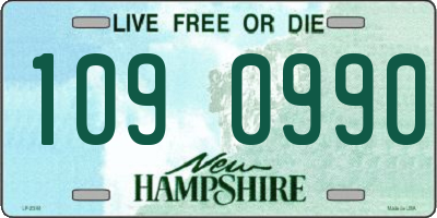 NH license plate 1090990
