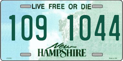 NH license plate 1091044