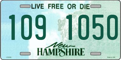 NH license plate 1091050