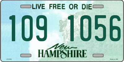 NH license plate 1091056