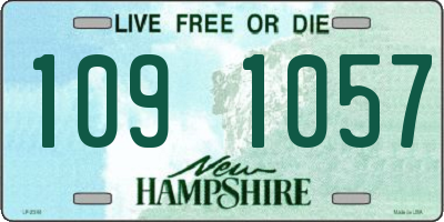 NH license plate 1091057