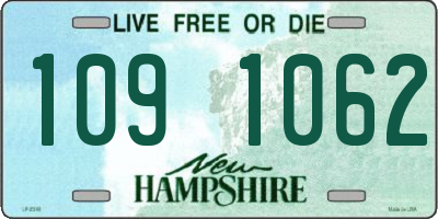 NH license plate 1091062