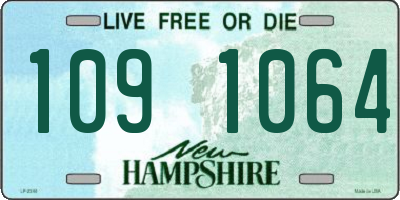 NH license plate 1091064