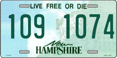 NH license plate 1091074