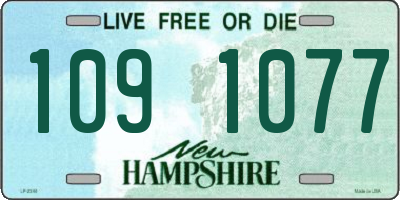 NH license plate 1091077