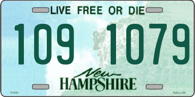 NH license plate 1091079