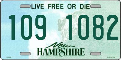NH license plate 1091082