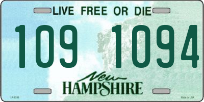 NH license plate 1091094