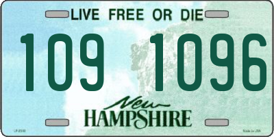 NH license plate 1091096