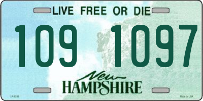 NH license plate 1091097
