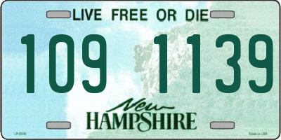 NH license plate 1091139