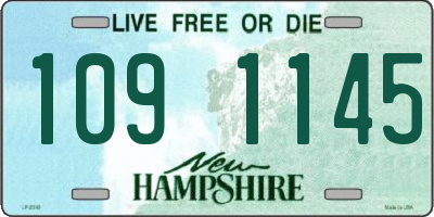 NH license plate 1091145