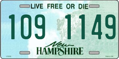 NH license plate 1091149