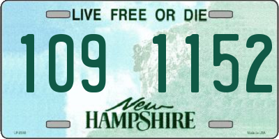 NH license plate 1091152