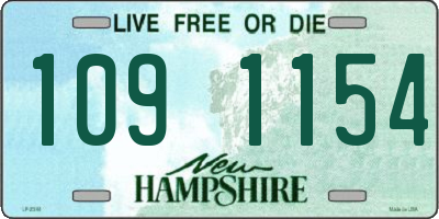NH license plate 1091154