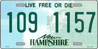 NH license plate 1091157
