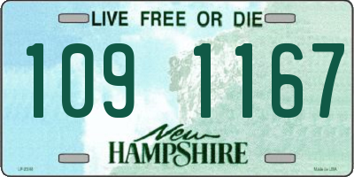 NH license plate 1091167