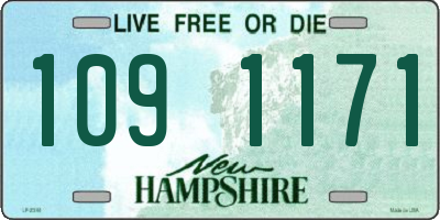 NH license plate 1091171