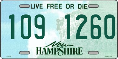 NH license plate 1091260
