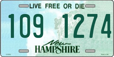 NH license plate 1091274