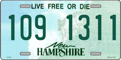 NH license plate 1091311