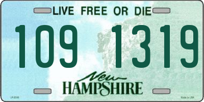NH license plate 1091319