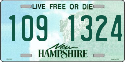 NH license plate 1091324
