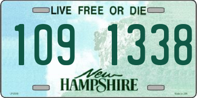 NH license plate 1091338