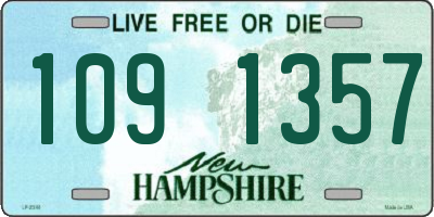 NH license plate 1091357