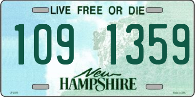 NH license plate 1091359