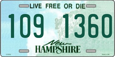NH license plate 1091360