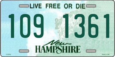 NH license plate 1091361