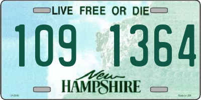NH license plate 1091364