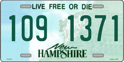 NH license plate 1091371