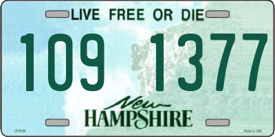 NH license plate 1091377