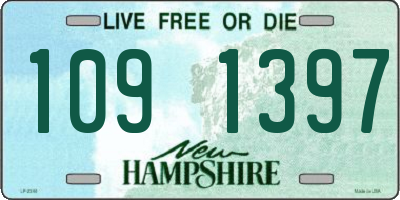 NH license plate 1091397
