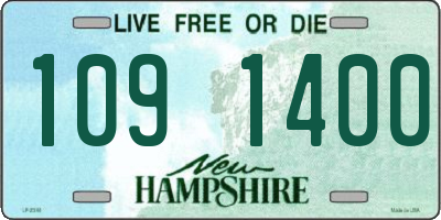 NH license plate 1091400