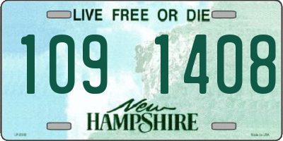 NH license plate 1091408