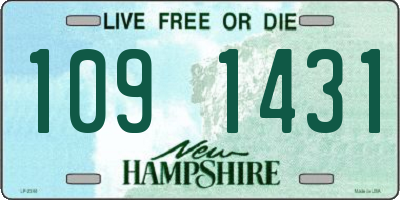 NH license plate 1091431