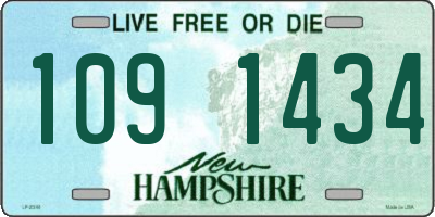 NH license plate 1091434