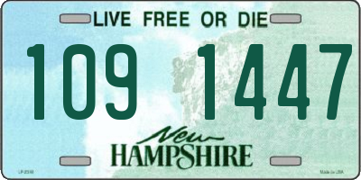 NH license plate 1091447