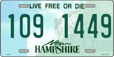 NH license plate 1091449