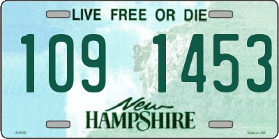 NH license plate 1091453