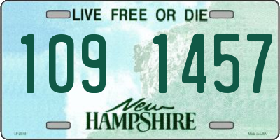 NH license plate 1091457