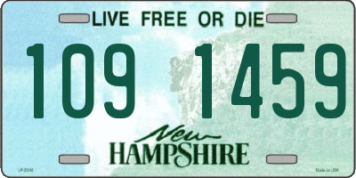 NH license plate 1091459