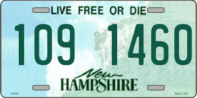 NH license plate 1091460