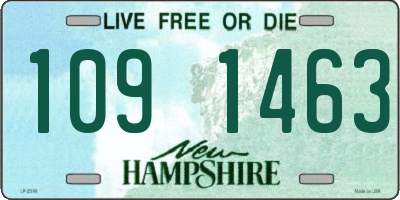 NH license plate 1091463