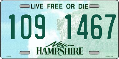 NH license plate 1091467